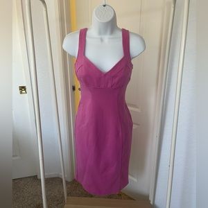 Diane Von Furstenberg pink body on dress size 4 preowned